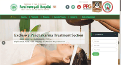 Desktop Screenshot of parathuvayalilhospital.com